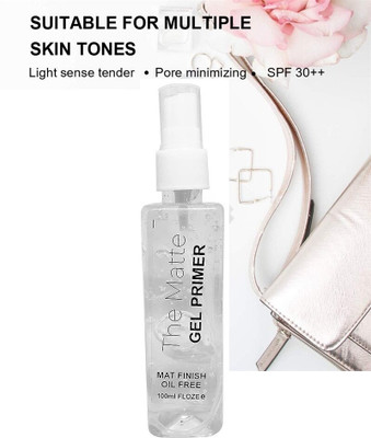 FELICECHIARA Best Makeup Base Gel Perfect Matte Face Makeup Primer for Pore less Primer  - 100 ml(TRANSPARENT)