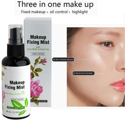 YAWI Makeup Fixer - Long Lasting , Matte Effect & Quick Dry Primer  - 80 ml(TRANSPARENT)