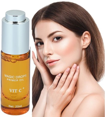 Emijun Primer Oil For Face Infused With Vitamin C+ Benefits Hydrates  Primer  - 20 ml(transparent)