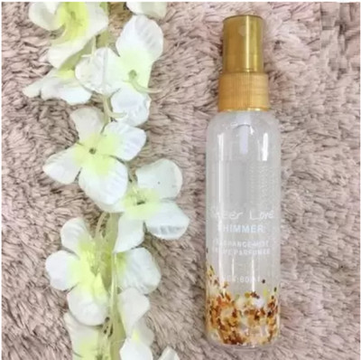 AFARAXIA Pro Shimmer Fragrance mist Makeup Fixing Spray  Primer  - 120 ml(TRANSPARENT)