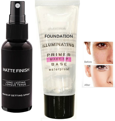 ADJD Makeup setting Fixer and gel base Primer Most Trending Primer  - 150 ml(Transparent)