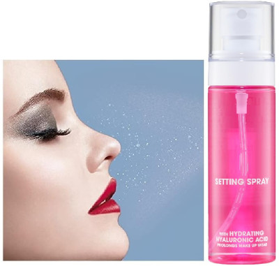 Emijun All Day Tight Long Lasting Makeup Fixer Setting Spray Primer  - 100 ml(pink)