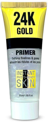 LOVE HUDA Makeup Primer Gel 24k Gold Hydrating Oil Control Open Pore Minimizer Face Primer - 35 ml(Refiner Silicon Base Transparent for Dark Oily Dry Dusky Skin Women Girls Smooth) LOVE HUDA Makeup Primer Gel 24k Gold Hydrating Oil Control Open Pore Minimizer Face Primer - 35 ml(Refiner Silicon Base Transparent for Dark Oily Dry Dusky Skin Women Girls Smooth)