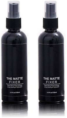 BLUEMERMAID MAKEUP SETTING SPRAY HYDRATING FORMULATED FIXER PRIMER PACK OF 2 Primer  - 200 ml(TRANSPARENT)