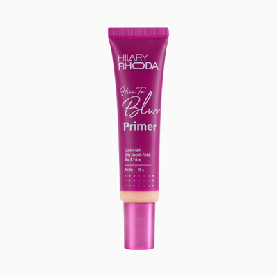 Hilary Rhoda Here to Blur Primer | Tinted & Silicon-Based Primer | Water Resistant  Primer  - 25 g(Matte Finish & Blurs Pores)