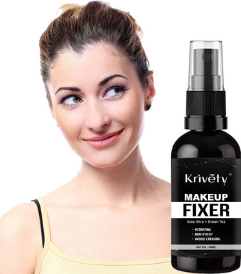 KRIVETY Matte fixer Makeup set Face spray prep & Prime long lasting water proof Primer- Primer  - 50 ml(Black)