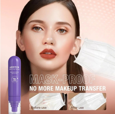 SEUNG PROFESSIONAL Long Lasting Matte Finish Makeup Setting Spray Primer  - 100 ml(Transparent)