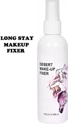 Amaryllis Quick Second Makeup Fixer Spray for Face makeup Primer Long lasting Misty Finish Primer  - 100 ml(TRANSPARENT)