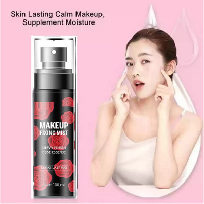 EVERERIN Makeup Fixer Setting Spray All Day Waterproof Long Lasting For Oily Skin  Primer  - 100 ml(TRASPERANT)