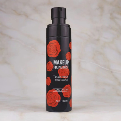 HUZURLU PROFESSIONAL MATTE MAKEUP ROSE FIXER FACE SPRAY FOR ALL SKIN TYPES Primer - Primer  - 100 ml(Transparent)