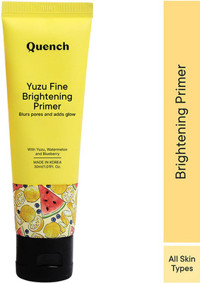Quench Vitamin C Brightening Primer| Brightens Skin & Lifts Dullness Primer  - 30 ml(White)