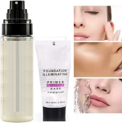 REIMICHI Primer & Fixer Combo of Make-Up Primer  - 200 ml(TRANSPARENT)