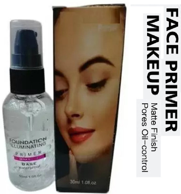 AMOSFIA Gel Natural Shine Base Primer Foundation illuminating Pore Minimizer Oil Free Primer  - 50 ml(TRANSPARENT)