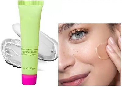 HUZURLU Face Primer, Transparent Matte Gel Base Tube Primer  - 16 g(TRANSPARENT)