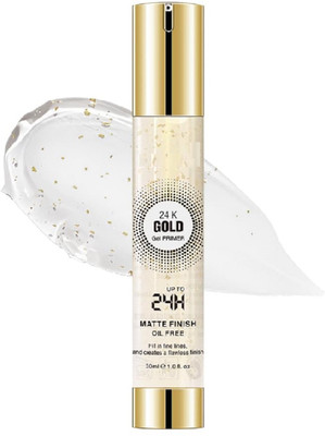 Luipui Gold Gel Primer Matt Finish Oil Free ( 30 ml ) Primer  - 30 ml(TRANSPARENT)