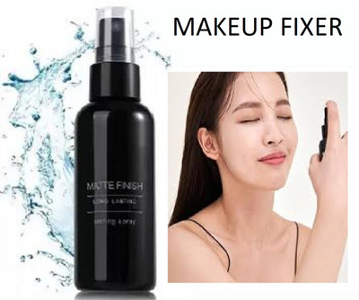 Luipui new long lasting makeup fixer setting spray Primer  - 100 ml(transparent)