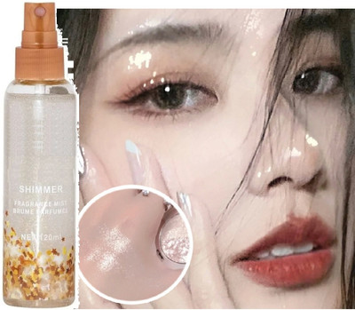 YAWI NEW NATURAL SHIMMERY MAKE UP UP LOOK LONG LASTING MAKE UP FIXER Primer  - 120 ml(TRANSPARENT)