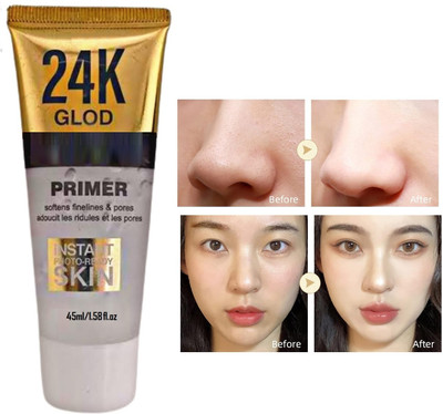 Wonholli Makeup Base for Foundation, Light and Matting  Primer  - 45 ml(Transparent)