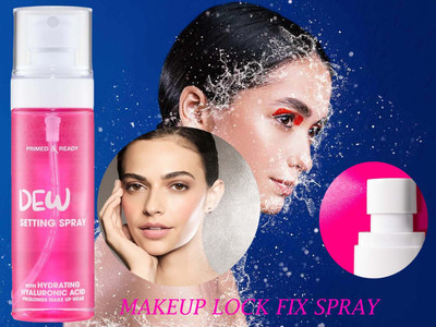 manasona All Day Long Lasting Smudge Proof Oil Free Makeup fixer Primer  - 100 ml(PINK)