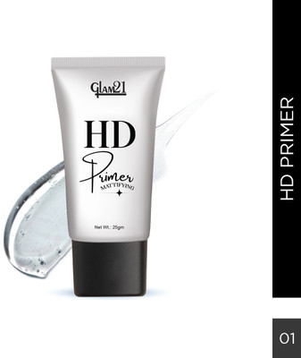 Glam21 Cosmetics Face Primer for Easy Makeup & Pore Minimize| Skin-Softening Apricot Primer  - 25 g(white)
