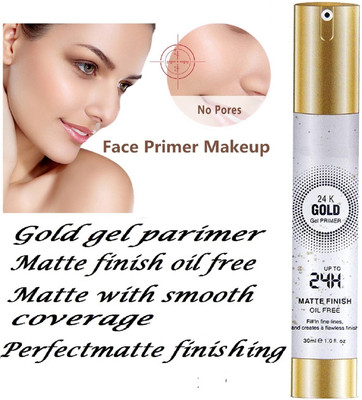 GFSU - GO FOR SOMETHING UNIQUE Professional Gold Crytals Gel Base Primer, Transparent 30 ml Primer  - 30 ml(TRANSPARENT)