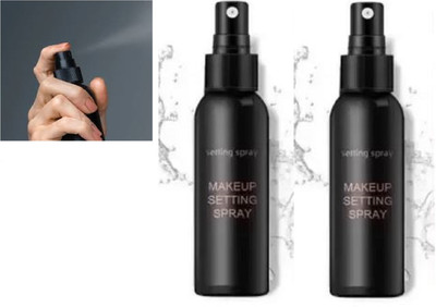 Luipui BRAND LONG LASTING MAKEUP SETTING SPRAY PACK OF 2 Primer  - 200 ml(TRANSPARENT)