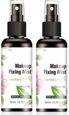 AFARAXIA MAKEUP FIXER FIXING SPRAY WATERPROOF FOR LONG LASTING set Primer  - 200 ml(transperent)