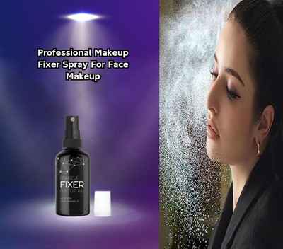 KAIASHA Makeup Fixer With Aloe Vera Vitamin-E Setting spray & Primer for Makeup Primer  - 80 ml(TRANSPARENT)
