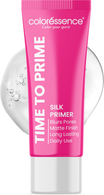 COLORESSENCE Time to Prime Makeup Silk Primer| Makeup Primer for Moisturization Primer  - 30 ml(White)