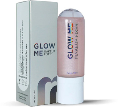Maryville Glow Makeup Setting Spray Radiant Finish | All-Day Long-Lasting | Primer  - 100 ml(light silver)