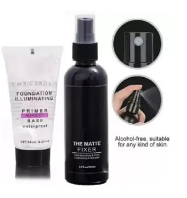 REIMICHI WATERPROOF MAKEUP FIXER AND TUBE PRIMER COMBO(2 Items in the set)