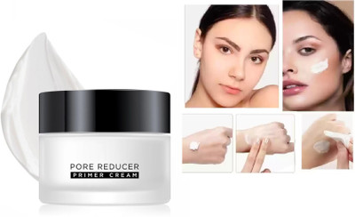 AFARAXIA White cream primer for all skin type for natural look Primer  - 50 g(White)