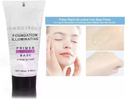 Vyomiris Based Long Lasting Oil Free Tube Primer for Makeup  Primer  - 50 ml(Transparent)
