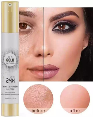 Jiwoo magice gel gold shinny face primer for all skin tone Primer  - 30 ml(transparant)