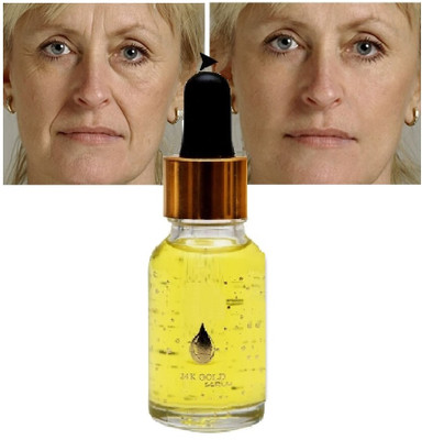Arcanuy 24K Gold Serum for Face Perfect for Dry Skin| Reduce Acne Primer  - 13 ml(gold)