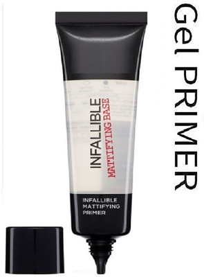 AMOSFIA Oil Control Infallible Mattifying Base Face  Primer  - 35 ml(TRANSPARENT)