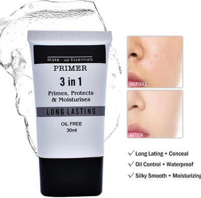 DARVING Advance Primer 3 in 1 Long lasting Matte Finish Primer  - 30 ml(WHITE)