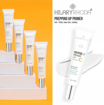 Hilary Rhoda HR Prepping Up Primer With Vitamin-C Oil Free Look Primer  - 30 ml(Transparent)