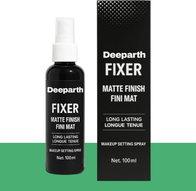 Deeparth Misty Finish Long Lasting Face Makeup Professional Fixer Spray Primer  - 100 ml(Transparent)