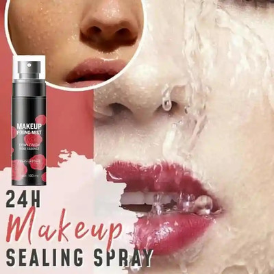 HUZURLU Professional Makeup Fixer Setting Spray Primer  - 100 ml(TRANSPARENT)