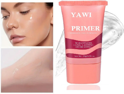 YAWI Perfect Gel based light weight Primer |Provides Radiant & Smooth Finish Primer  - 20 g(Transparent)