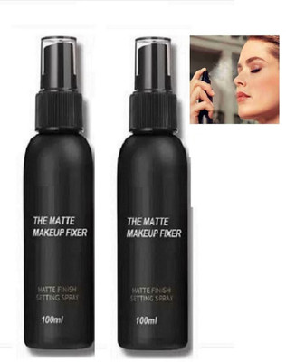 Luipui BEST LONG LASTING MAKEUP FIXER SPRAY PACK OF 2 Primer  - 200 ml(TRANSPARENT)