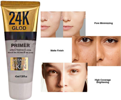 Luster Shine Primer for Face Makeup Primer  - 45 ml(Transparent)