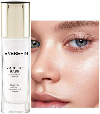 EVERERIN Makeup Base Highlighting Primer - Hydrating and Illuminating Highlighter Primer  - 40 ml(Pink Tint)