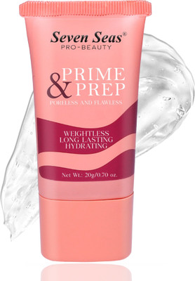 Seven Seas Prime & Prep Poreless and Flawless Makeup Base  Primer  - 20 g(Transparent)