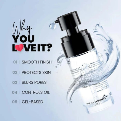 GFSU MAKE UP BASE GEL PRIMER PERFCET MAKE UP GEL PRIMER OIL FREE Primer  - 30 ml(TRANNSPARENT)