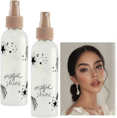 Emijun Magic Shine Makeup Fixer Setting Spray With Lilium Skin Setting Spray COMBO Primer  - 300 ml(TRANSPARENT)