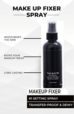 Neycare Matte Finish Long Lasting Setting Spray | Make up Fixer  Primer  - 100 ml(TRANSPARENT)