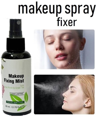 ADJD Makeup Fixing Mist With Rose Water & Green Tea  Primer  - 80 ml(TRANSPARENT)