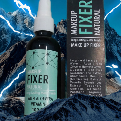 Deeparth Makeup Most Fixer Natural Aloe Vera with Vitamin-E, Face MakeUp Primer  - 100 ml(Black)